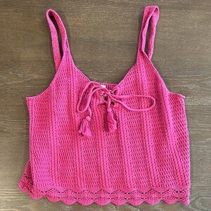 Old Navy Crochet Tank Top